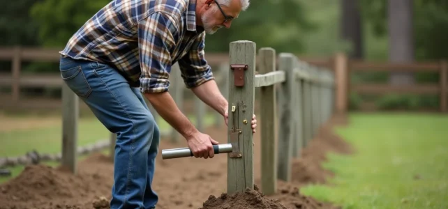 Comment sceller un poteau pour une clôture solide sans utiliser de béton Comment sceller un poteau pour une clôture solide sans utiliser de béton